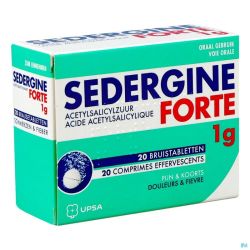 Sedergine Forte 1g Comp Efferv. 20