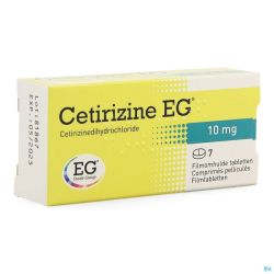 Cetirizine EG           Comp 7X10Mg