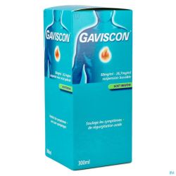 Gaviscon Menthe Munt Susp Buv 300ml