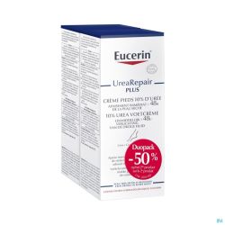 Eucerin Creme Pieds Reparatrice 10% Uree 2x100ml