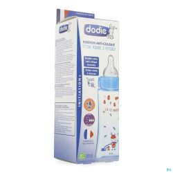 Dodie Biberon Initiation+ Bleu Pompier 330ml