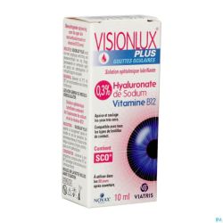 Visionlux Plus Gouttes Yeux Fl 1 X 10ml