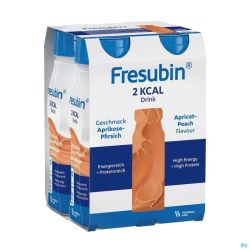 Fresubin 2 Kcal Drink Peche-abricot 4x200ml