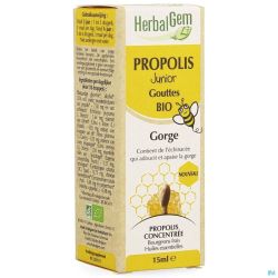 Herbalgem Propolis Junior Bio Fl Gutt 15ml