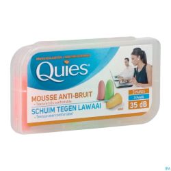 Quies Protection Auditive Mousse Fluo 3 Paires