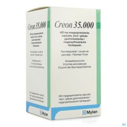 Creon 35000 420mg Gastroresist Caps Dur 200 Hdpe