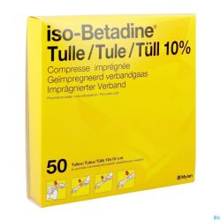 Iso Betadine Tulles Compr 50 10x10