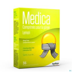 Medica Comprimes Gorge Lemon Comp A Sucer 36