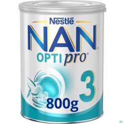 Nestlé NAN Optipro 3 Lait de Croissance Bébé 1+ 800g