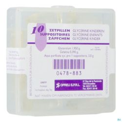 Glycerine Sopreli Supp Inf 10