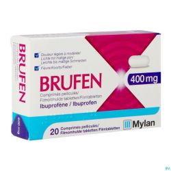 Brufen 400mg Comp Pell Tabl 20 X 400mg