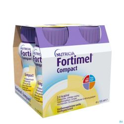 Fortimel Compact Vanille Bouteilles 4x125 ml