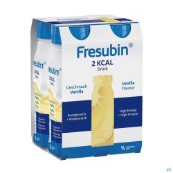 Fresubin 2 Kcal Drink Vanille Fl 4x200ml