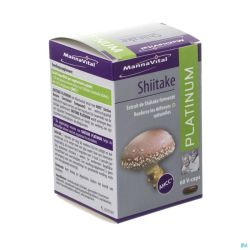 Mannavital Shiitake Platinum V-caps 60