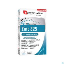 Zinc 225 Forte Pharma Comp 60