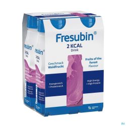 Fresubin 2 Kcal Drink Fruit Foret Fl 4x200ml