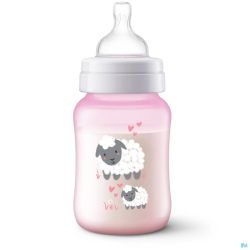 Philips Avent A/colic Biberon 260ml Rose SCF821/14