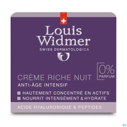 Widmer Aai Creme Riche Nuit N/parf Pot 50ml