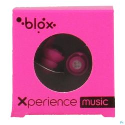 Blox Music Bouchons Oreille Rose Fluo 1 Paire