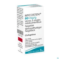 Mycosten 80mg/g Vernis A Ongles Medicament 1fl 3ml