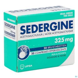 Sedergine 325mg Comp Efferv. 20 Nf