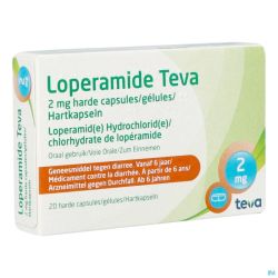 Loperamide Teva Caps 20 X 2mg