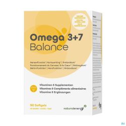 Natural Energy - Omega 3+7 Balance Caps 90