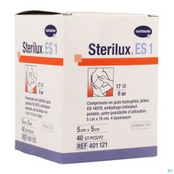 Sterilux Es1 Cp Ster 8pl 5,0x 5,0cm 40 2050160