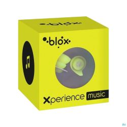 Blox Xperience Music Bouch.or. Jaune Fluo 1 Paire