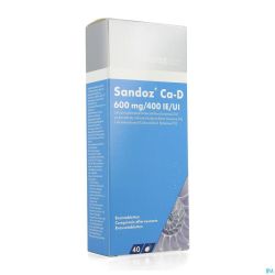 Sandoz Ca D 600mg/400ie Comp Eff 40