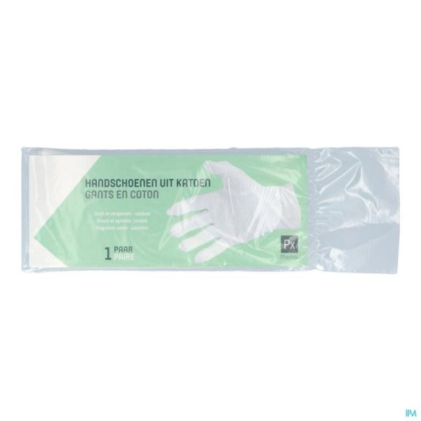 Pharmex Gants Coton Large 2