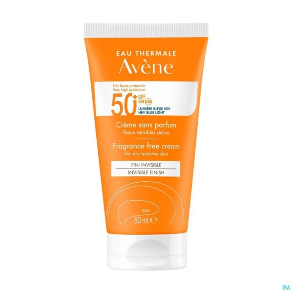 Avene Sol Spf50+ Creme Sans Parfum 50ml