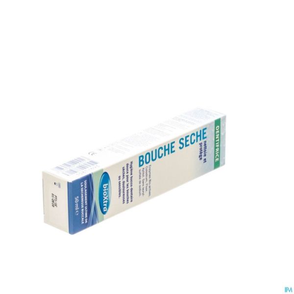 Bioxtra Bouche Seche Dentifrice Doux Tube 50ml