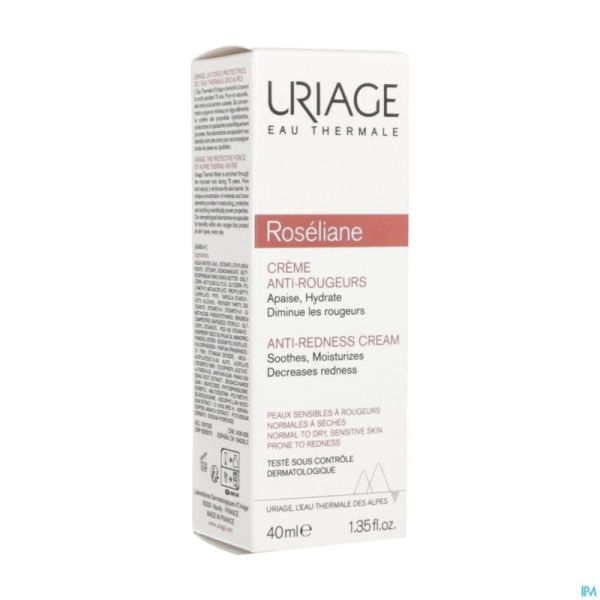 Uriage Roseliane Creme Anti Rougeurs Tube 40ml