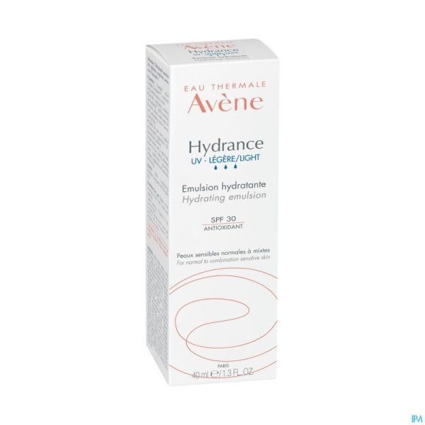 Avene Hydrance Uv Legere Emulsion Hydratante 40ml