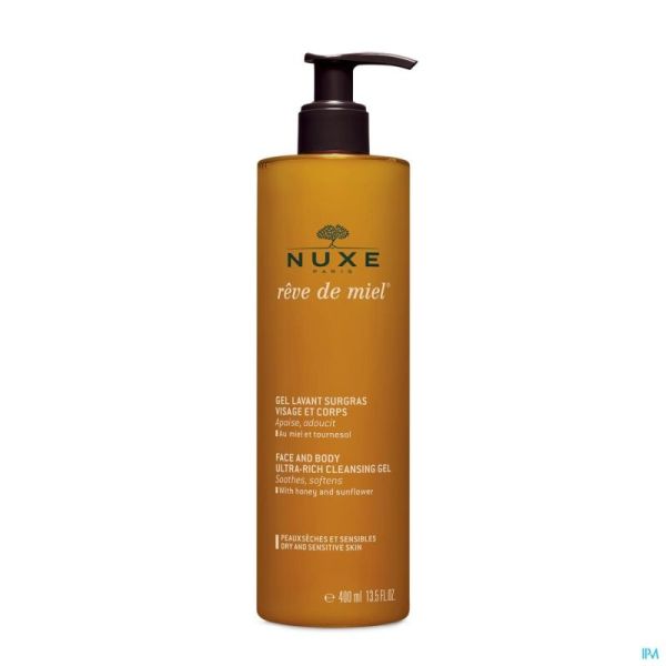 Nuxe Reve De Miel Gel Nett.surgr.vis.-corps 400ml