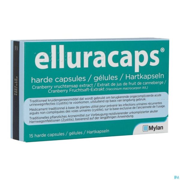 Elluracaps Caps Dur 15 X 36mg Hdpe