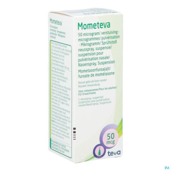 Mometeva Spray Nasal Susp 50mcg/pulv Pulv 140