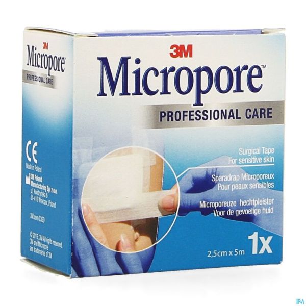 Micropore 3m Tape Refill 25,0mmx5m Roul.1 1530p-1s