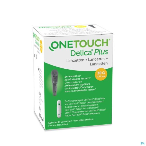 OneTouch Delica Plus Lancettes (100)