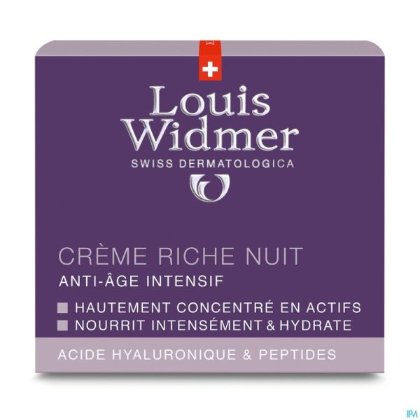 Widmer Aai Creme Riche Nuit Parf Pot 50ml