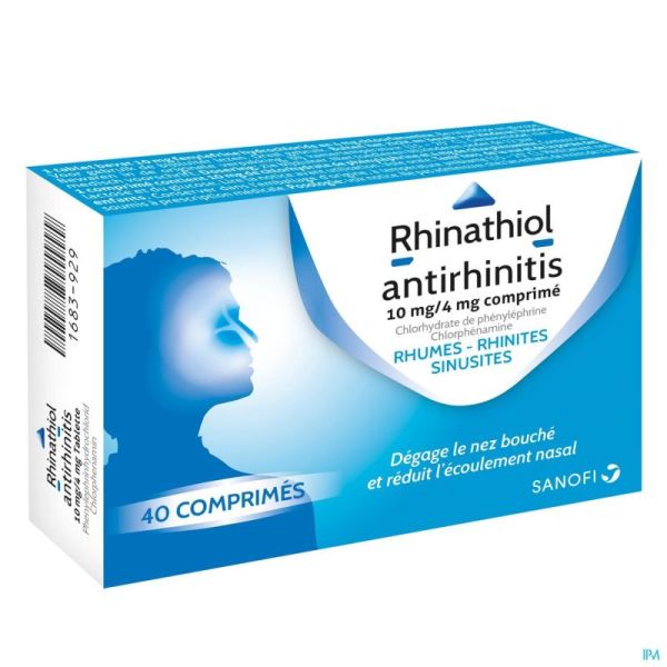 Rhinathiol Antirhinitis Tabl 40