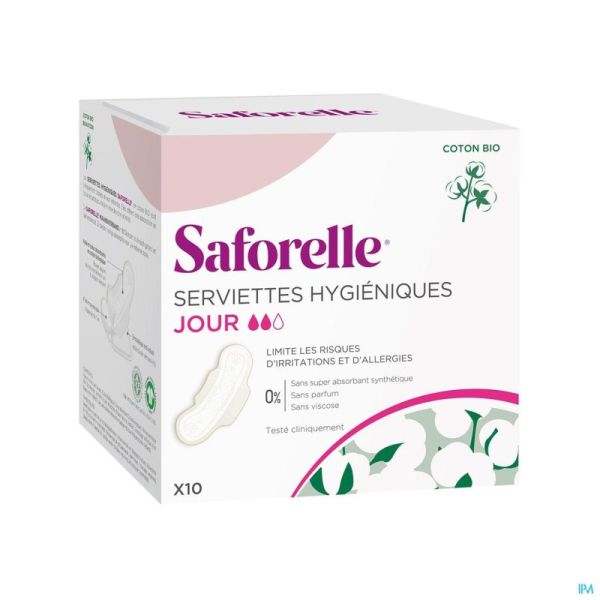 Saforelle Serviettes Hygieniques JOUR 10