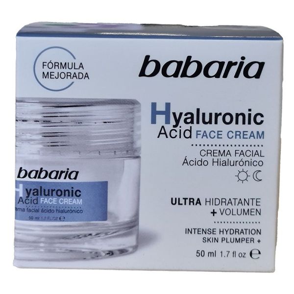 Babaria crème visage acide hyaluronique (50 ml)