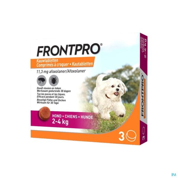 Frontpro 11mg >2-4kg Chien Comp Croq 3