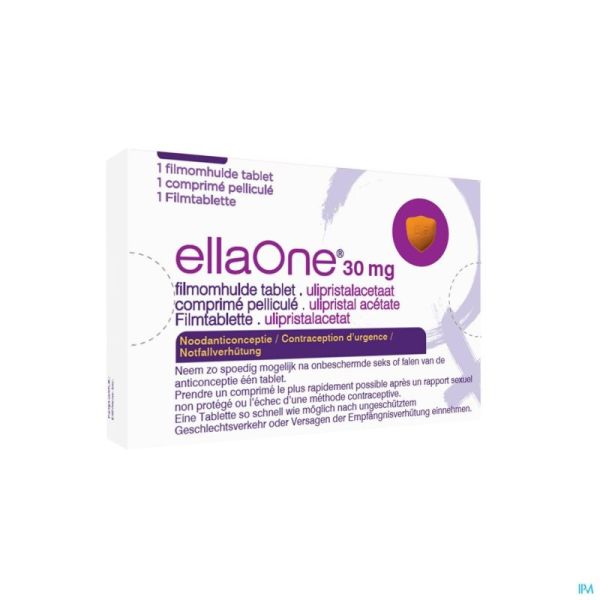 Ellaone 30mg Comp Pell 1 X 30mg