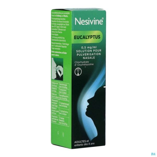 Nesivine Eucalyptus 0,5mg/ml Sol Pulv Nasal 15ml