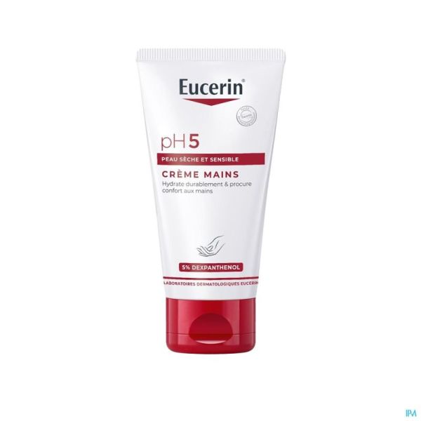 Eucerin Ph5 Peau Sensible Creme Mains 75ml