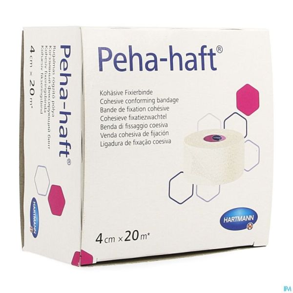 Peha-haft Latexfree 4cmx20m 1 P/s