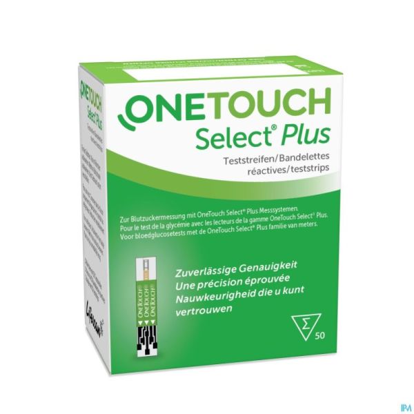 OneTouch Select Plus Bandelettes (50)